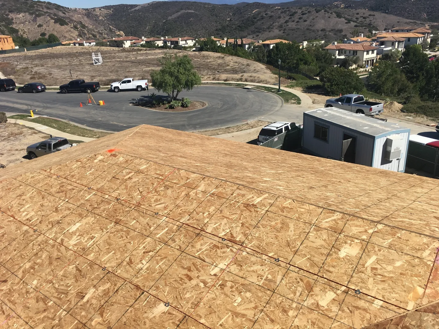 View of a Dead end bend of a road